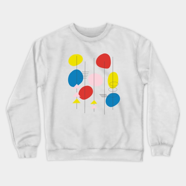 Atomic Space Age 19 Crewneck Sweatshirt by ApricotBirch